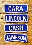 Custom Name Sew On Patch