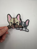Frenchie Dog Head Patch
