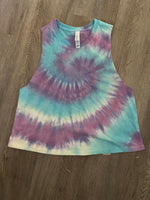 Tie dye Blanket Crop- Size Medium