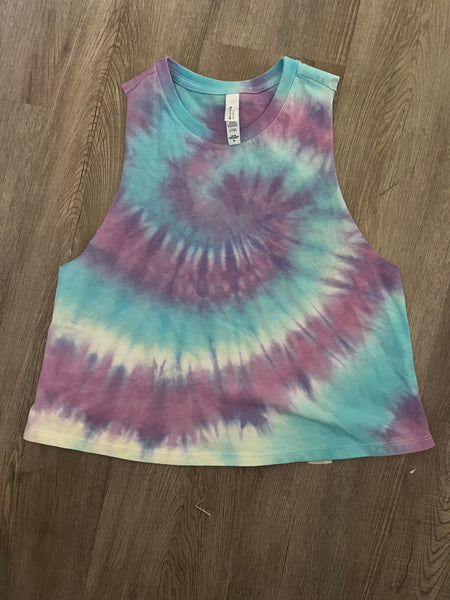 Tie dye Blanket Crop- Size Medium