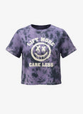 Lift more, care less heavyweight cropped tee
