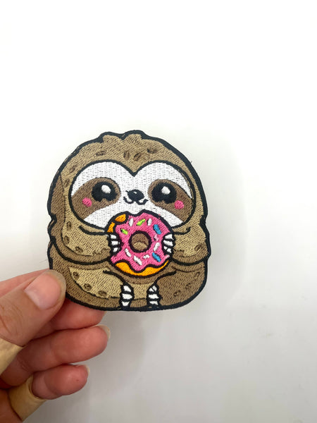 Sloth Donut Patch