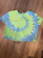 Flowy t shirt crop -Size XL