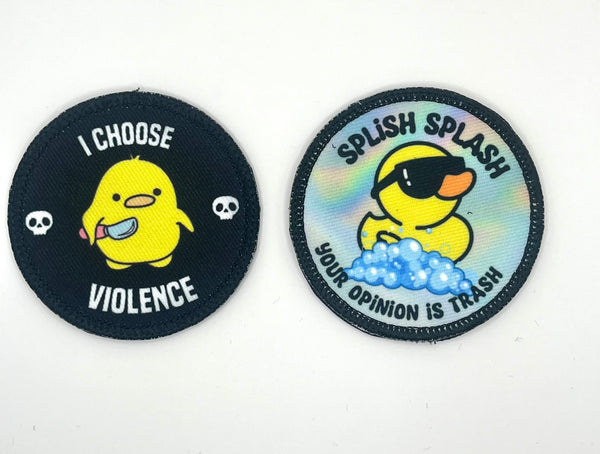 Duck themed patches