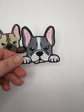 Frenchie Dog Head Patch