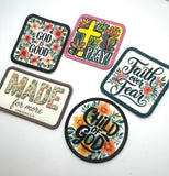 Faith Based Printed Patches