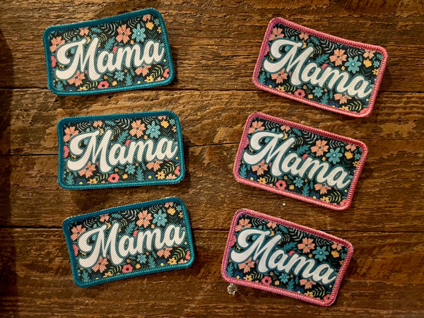 Mama floral patch