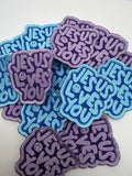 Jesus loves you embroidered patch