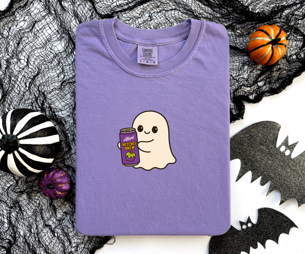 Ghostie Energy Drink Purple Comfort Colors Tshirt