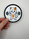 Cat Lifting Printed Patch