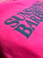 Sunshine and Barbells Neon Pink Tee