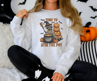 raccoon halloween sweatshirt