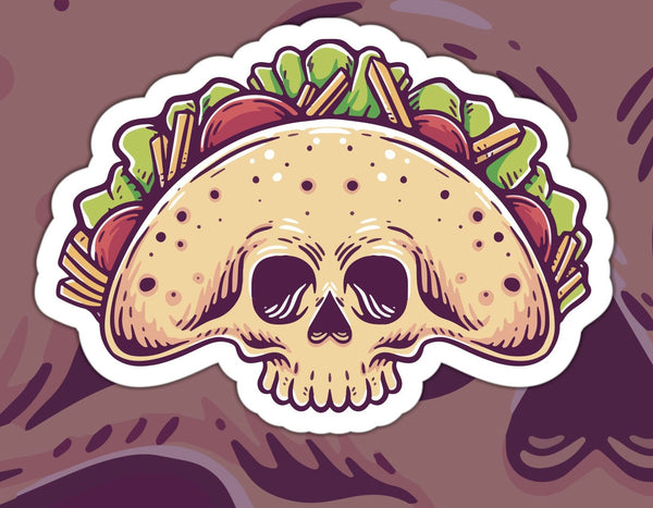 Death and Tacos Sticker