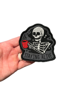 Staying alive Coffee Patch