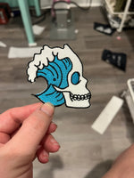 Skull Waves Patch